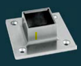 cover and Flang For Tube 40x40