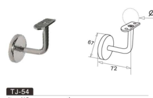sus 304 for pipe 50.8mm 3 HOLE Mirror with cover L72mm W67mm