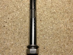 stainless steel 304 : 8mm/80mm
